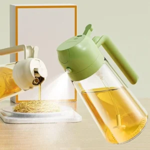 2-in-1 Glass Oil Sprayer & Dispenser Bottle